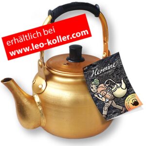 Hermine – die goldene Teekanne -> erhältlich unter www.leo-koller.com
